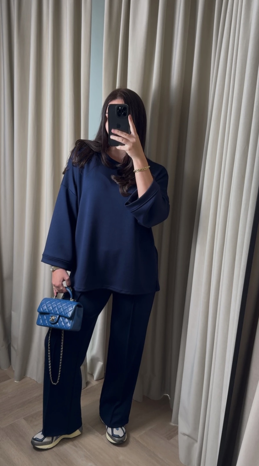 ALAYA - Twin Set Navy