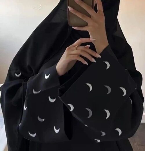 ALAYA - Moon Abaya Black - Afbeelding 2
