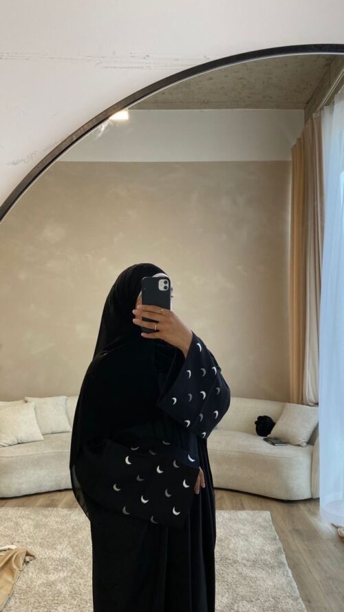 ALAYA - Moon Abaya Black