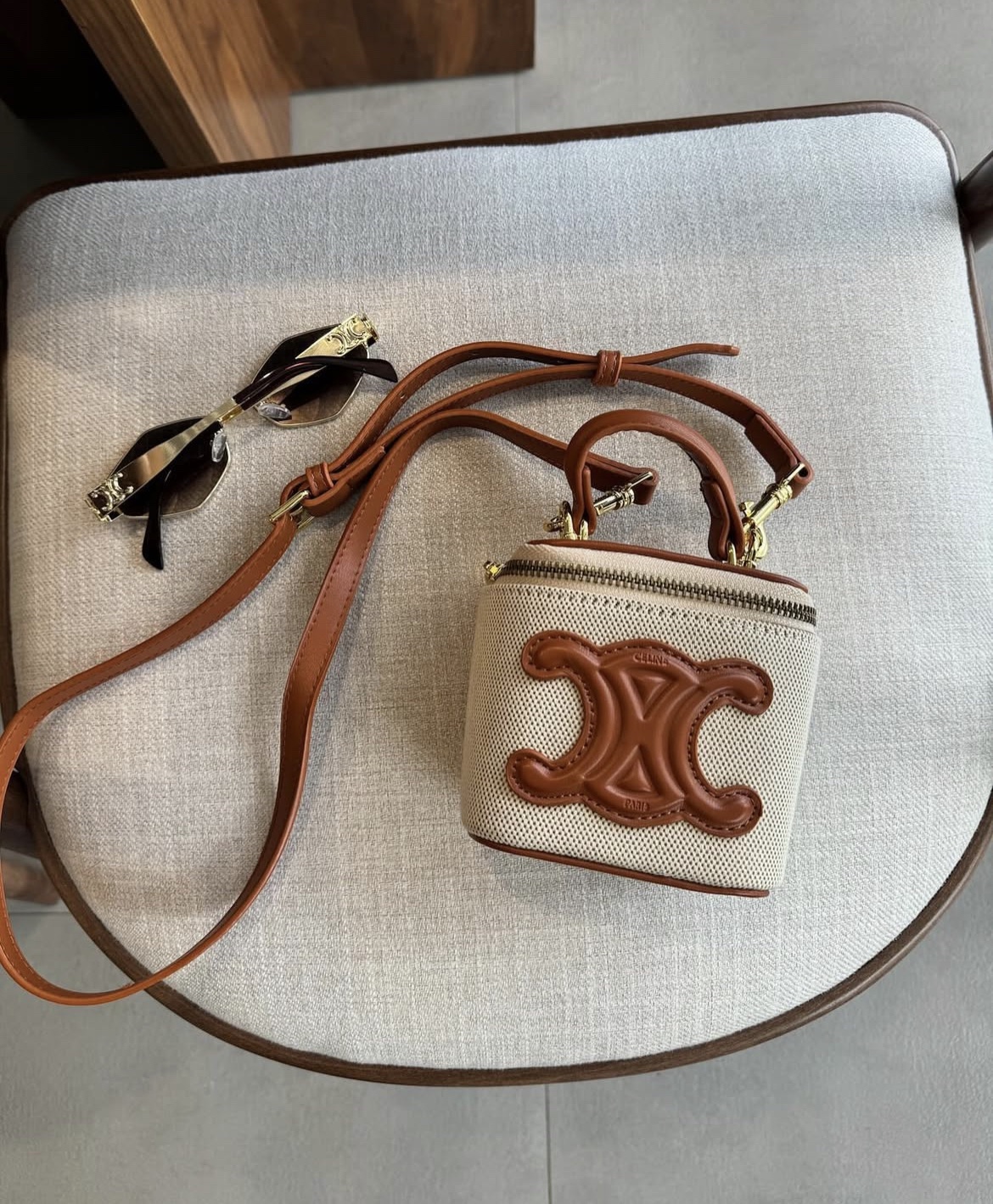 ALAYA - Canvas Beige Bag