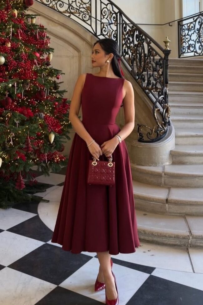 ALAYA -  Aylá Red Dress (Take 1 Size Bigger)