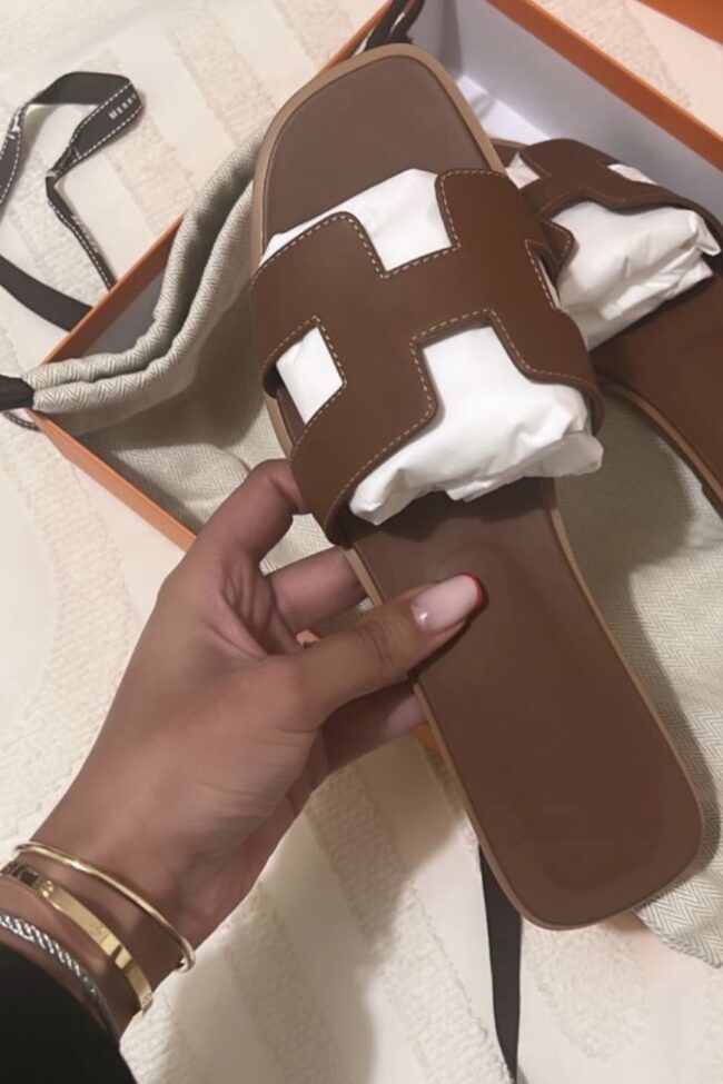 ALAYA - Amiére Brown Sandals (Take 1 Size Bigger)